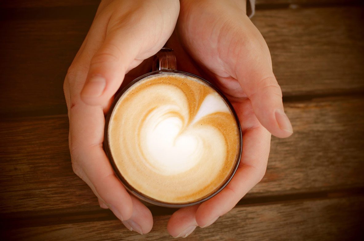 Italian Caffè with latte art